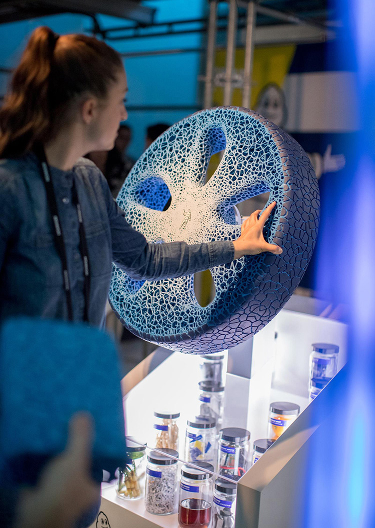 Michelin Vision 3D-printed
