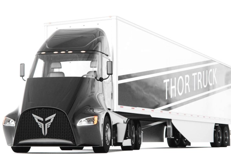 Η Thor Trucks παρουσιάζει ηλεκτρικό ημι-φορτηγό κατηγορίας 8
